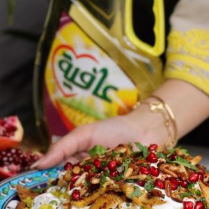 فته شاورما بالرز