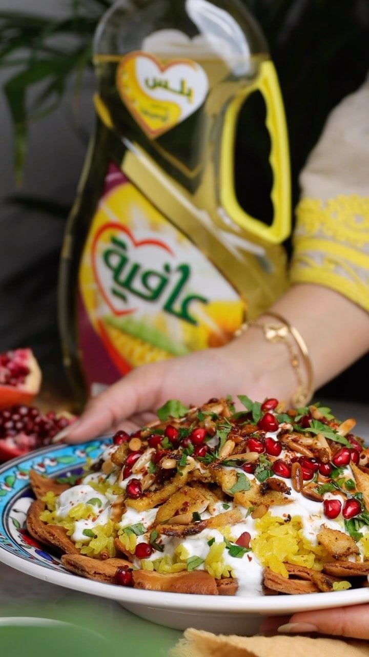 فته شاورما بالرز من ألذ الوصفات الي ممكن تعملوها في رمضان مناسبه لوقت الفطور و ا