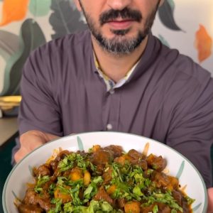 مقلقل لحم وبطاطس