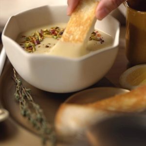 شوربة البطاطس بالكراث