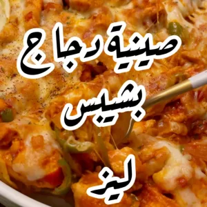 صينية دجاج بشيبس ليز