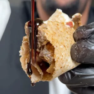 كبدة الدجاج باللبنة