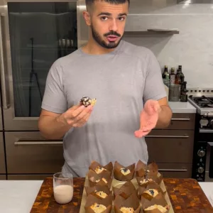 بلو بيري مفن باللوز