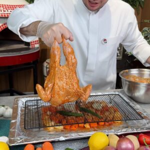 دجاج مشوي بالفرن