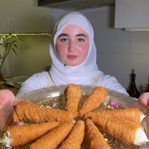رولات الكنافه المحشيه