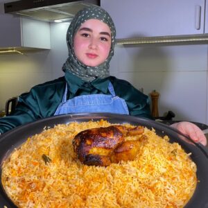 دجاج شوايه مع الرز الشوايه