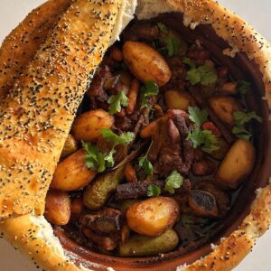 فخارة لحم بالخضار