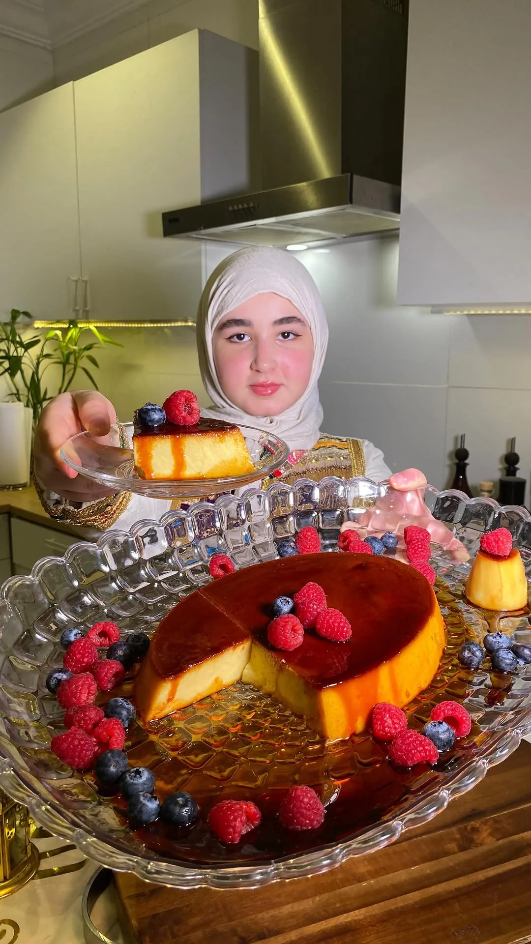 كريم كراميل بدون ظرف ولا بيض