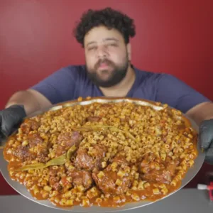 المكرونة المبكبكة بالعكاوى