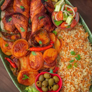 صينية بطاطس بالدجاج