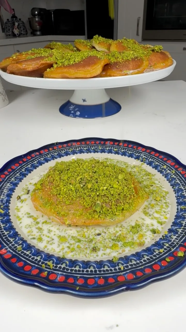 القطايف بالحليب
