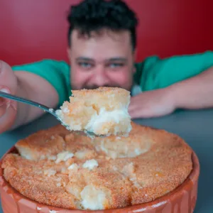 بولة بسبوسة بالقشطة