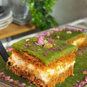 كنافه بدون فرن