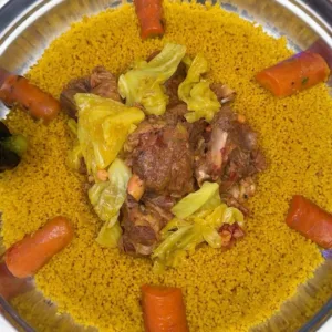 الكسكس المغربي التقليدي