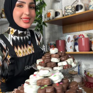 كوكيز ضيافة العيد بالشوكولاتة