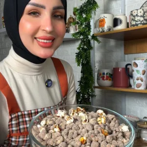 شامية بالشوكولاتة والكراميل السريع