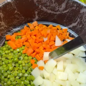 أسهل كرتان بالخضر واللحم المفروم
