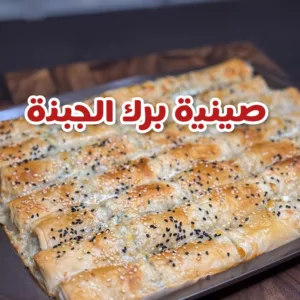 صينية برك الجبنة سهلة وسريعة