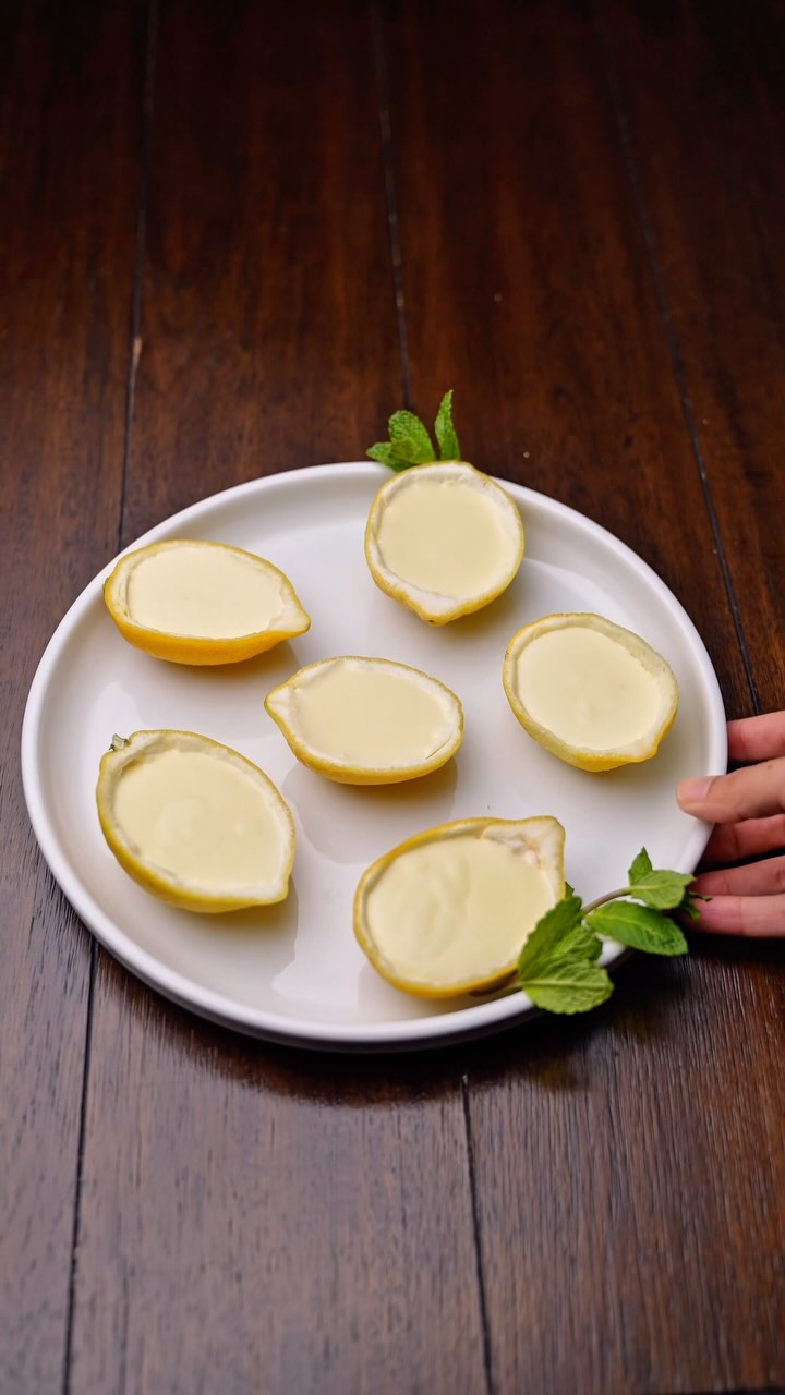 حلى بوسيت الليمون Lemon posset 1 حلى بوسيت الليمونLemon posset