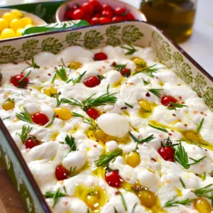 خبز الفوكاتشا بالخميره الطبيعيه
