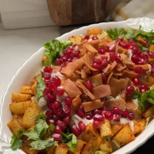فتة بطاطس حرة