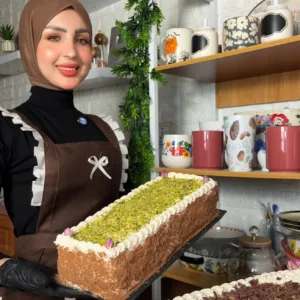 كيك بارد بالكاسترد