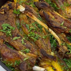 كوتلات بالبطاطس في الفرن