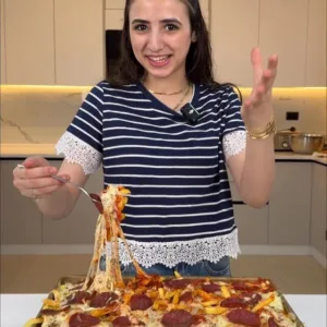 بيتزا بالبطاطس المقلية