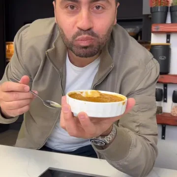 كريم بروليه بالقهوة والكراميل