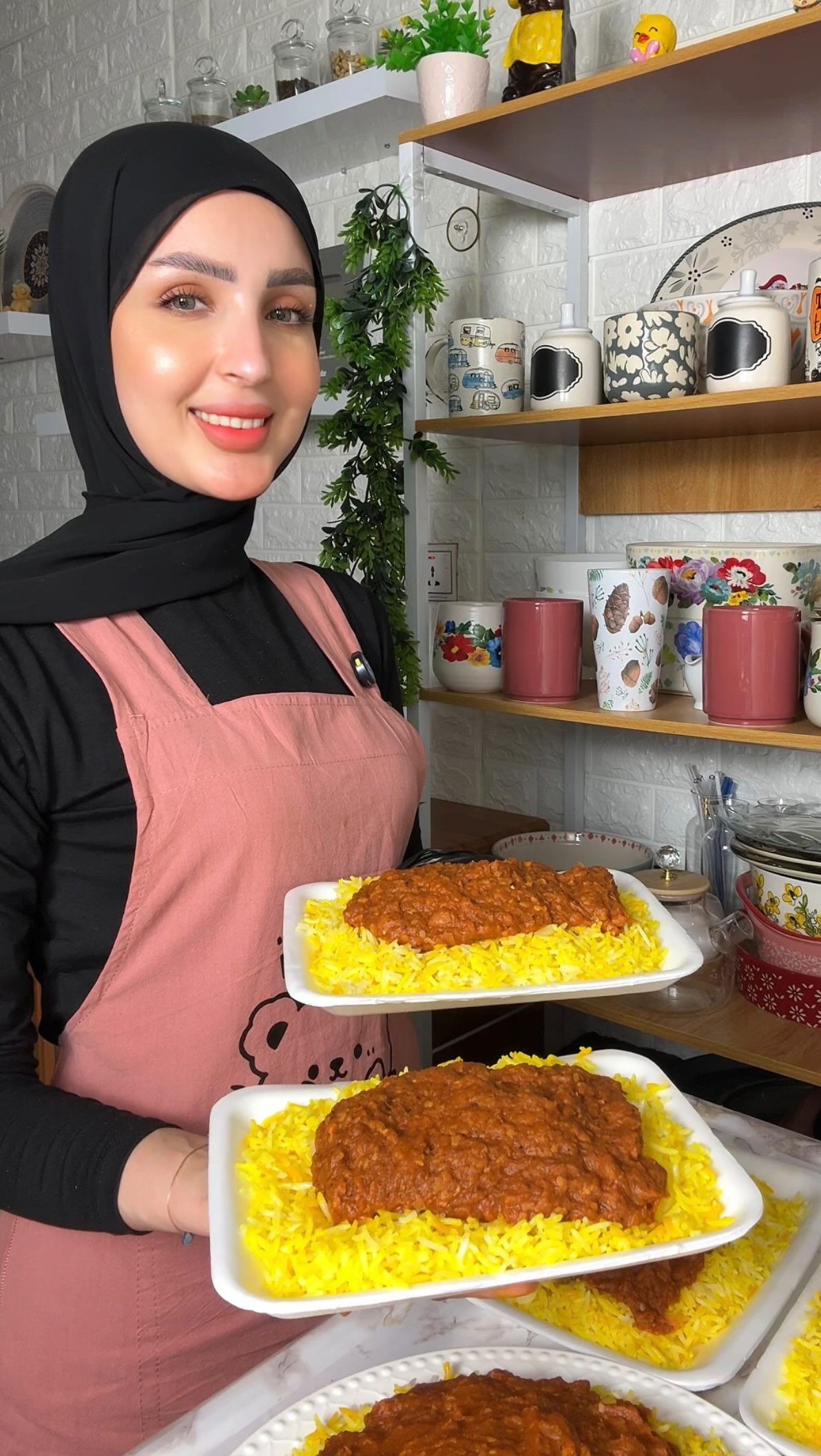 القيمة النجفية مع رز الزعفران