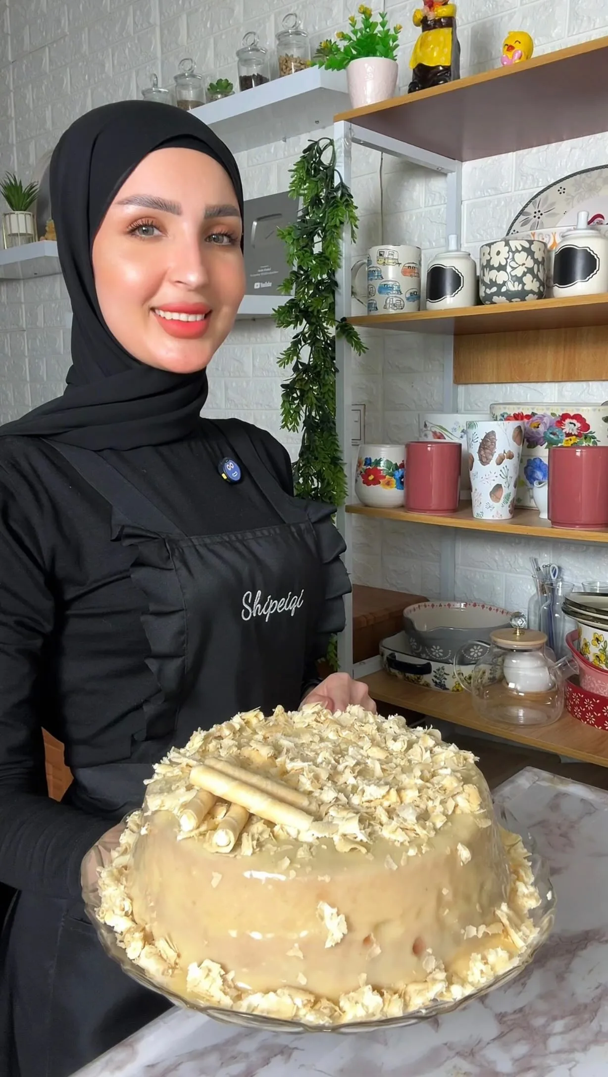 كيكة بركانية بدون بيض