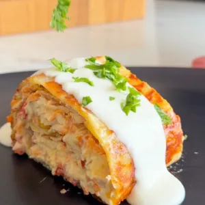 لفائف البطاطس بالدجاج