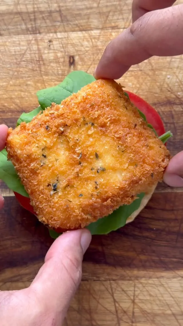 برجر حلوم - Halloumi Burger