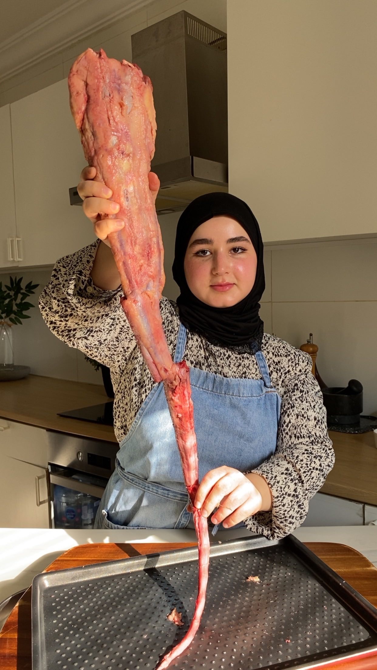 ذيل الثور مشوي في الفرن