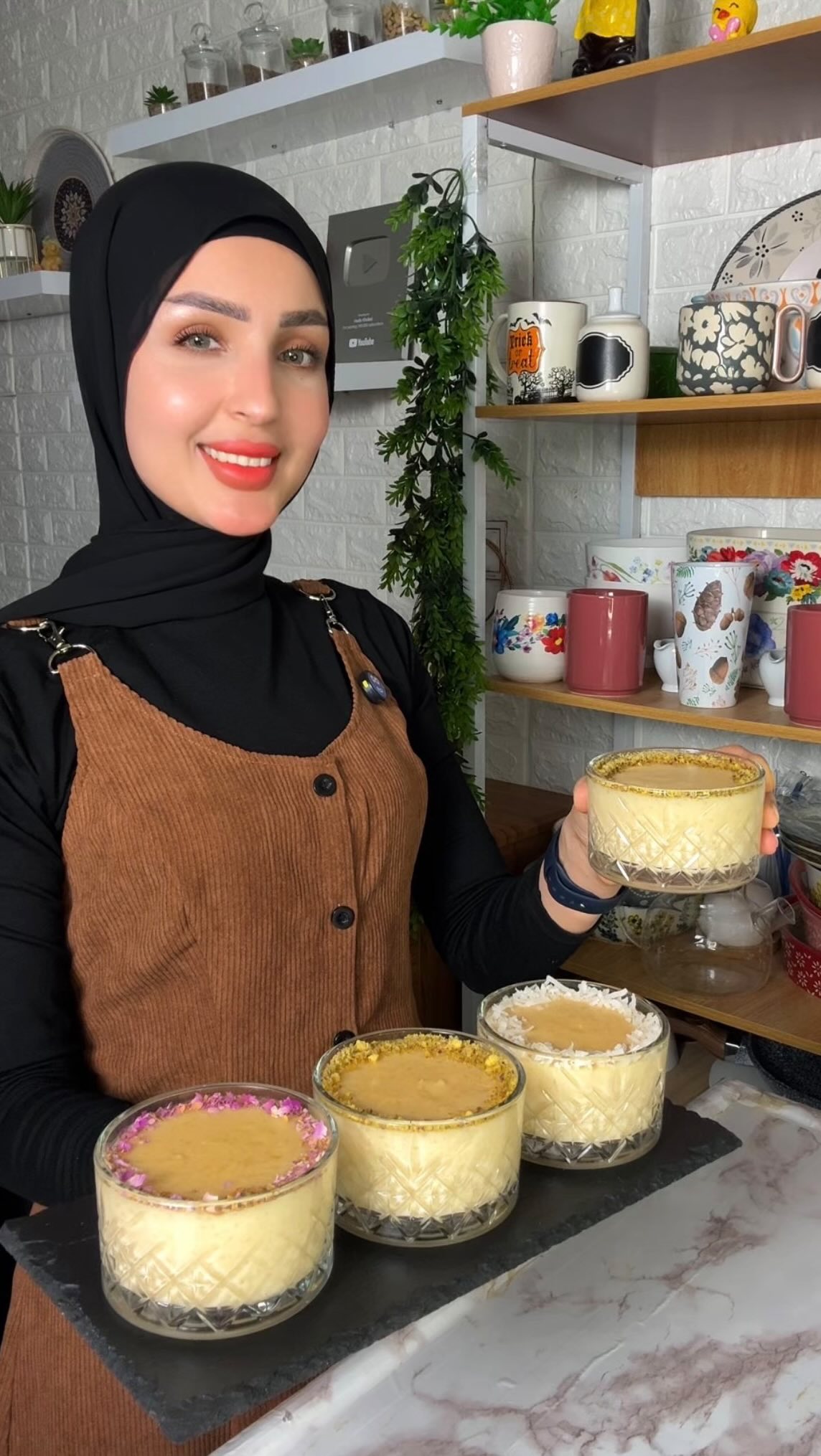 رز بحليب بالكراميل وجوز الهند