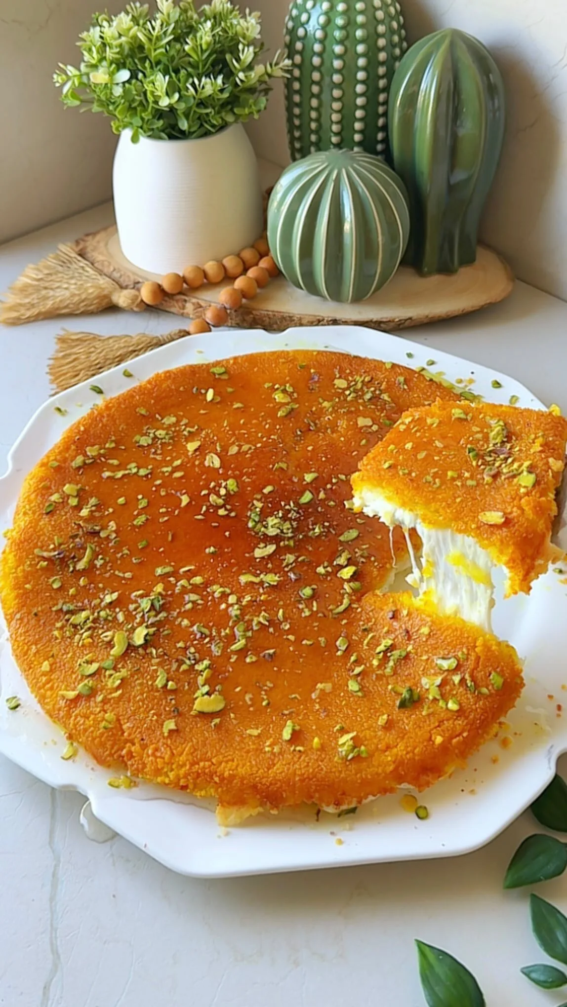 كنافة نابلسية أصلية بالجبنة الذائبة