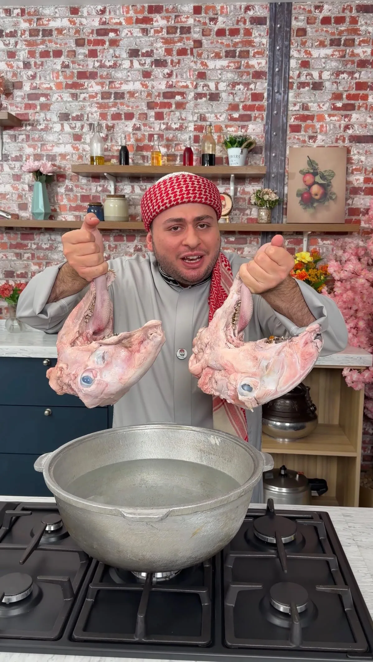 فتة رأس الخروف الشتوية الشهية