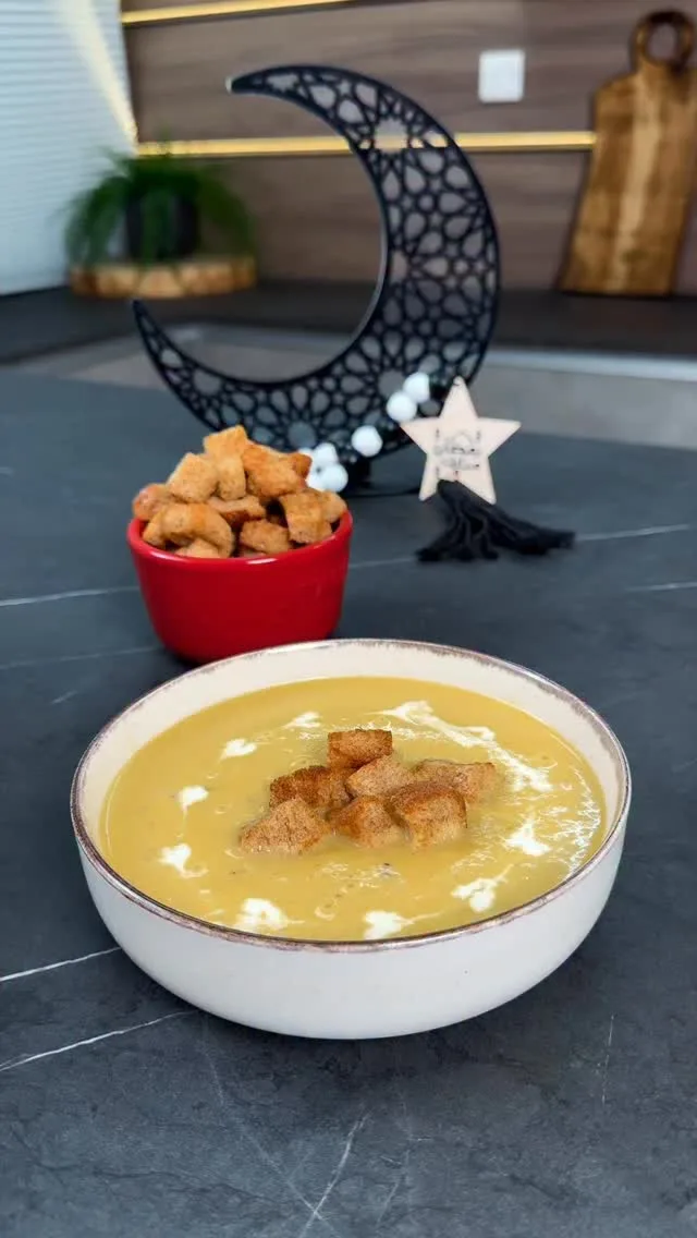 شوربة الشومر والجزر كريمية