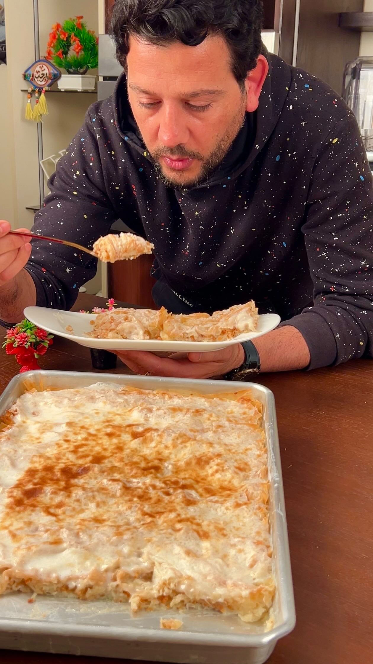 أم علي بالجلاش 1 أم علي بالجلاش – Um Ali with Phyllo Dough