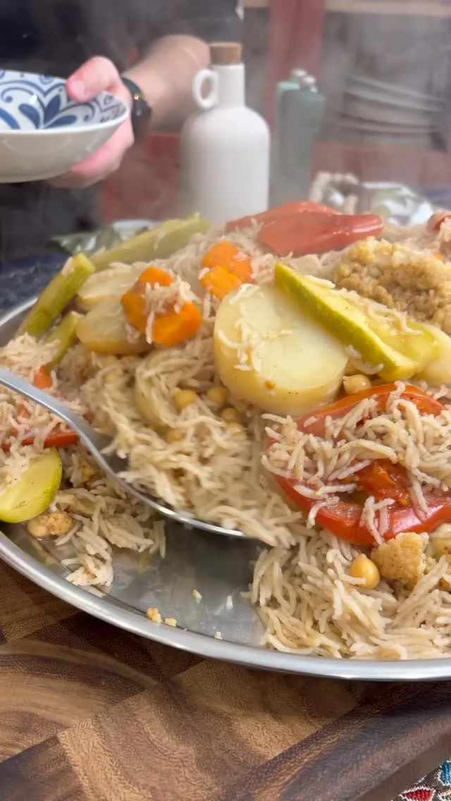 مقلوبة خضار نباتية