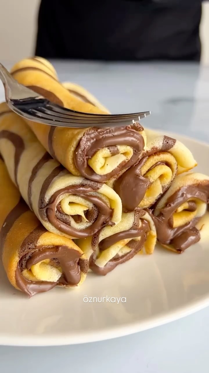 كريب زيبرا – Zebra Crepe بالشوكولاتة